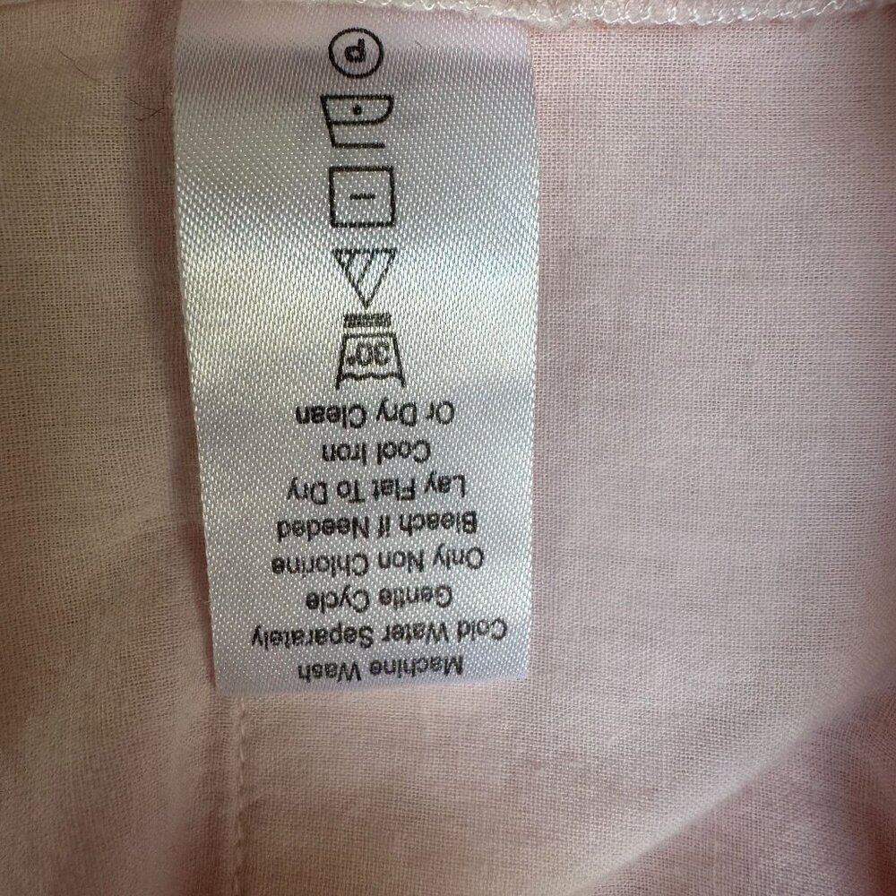 Light Pink Embroidered Cotton Tunic Top - Lily & Co. - Picture 12 of 12